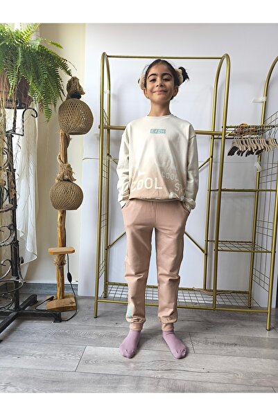 Miniworld Boys Girls Kids Bottom Top Set Unisex Long Sleeve Tracksuit Casual Sport Stylish Modern Design Ribbed