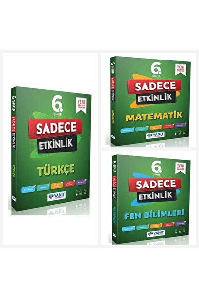 Yanıt Yayınları Yanıt 6. Sınıf Türkçe & Matematik & Fen Sadece Etkinlik