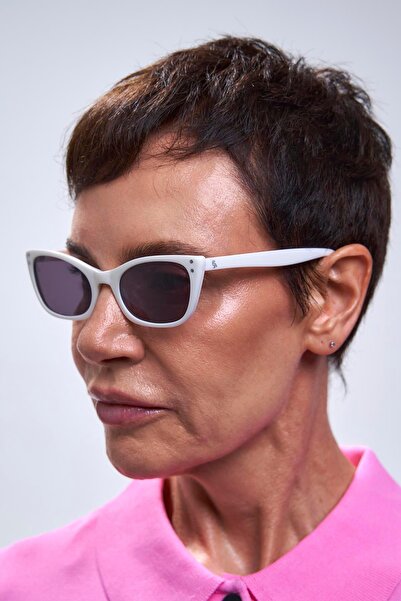 Bilge Karga Mavri White Black Güneş Gözlüğü