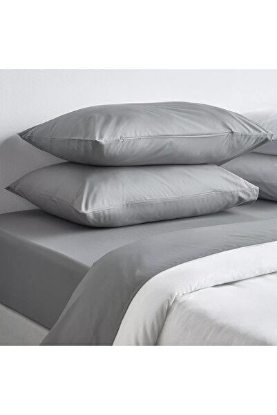 Home Centre Serenity Cotton Percale 200 Thread Count Super King Flat Sheet - 260x270 cm