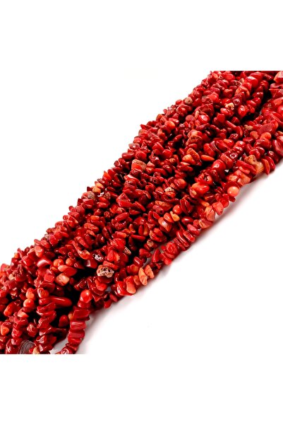 RLX BUJİTERİ Coral roșu piatră naturală crăpată