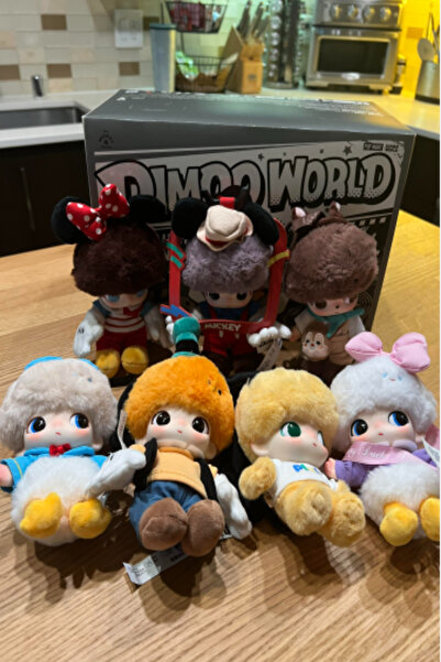 Genel Markalar DIMOO WORLD Sürpriz Anahtarlık Kapalı Kutulu Labubu Yeni Trend Disney Süpriz Paket 1 Adet