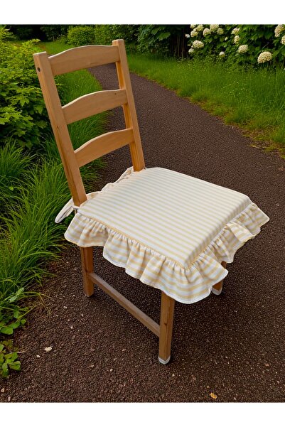 shules collection Romantic Aegean Yellow Rose Crochet Embroidered Ruffled Cha...