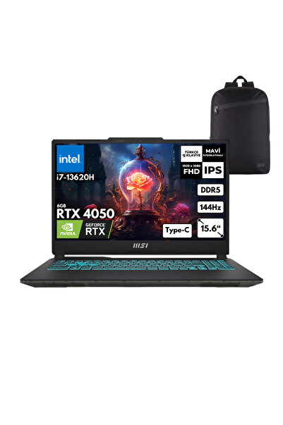 MSI Cyborg 15 i7-13620H 24GB 1 TBSSD RTX4050 15.6" FHD 144Hz Win11 Home + Sır...