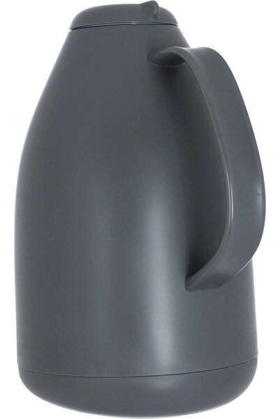 rexa Elegance Penguin Thermos, 1 liter, glass inner container, plastic outer shell - dark grey