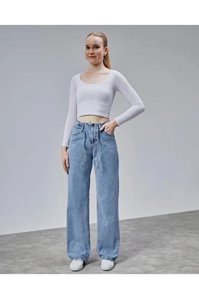 Butik Drawstring Jeans