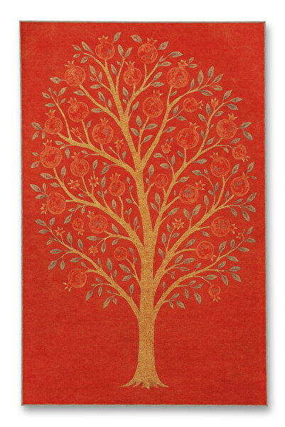 Rugs Modern Halı MOSSO Ağaç Temalı Desenli Modern Dekoratif Kilim mosso434