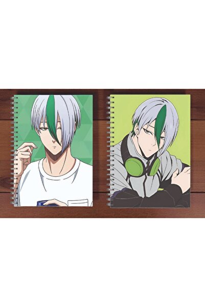 nihonwosekai Blue Lock Anime A5 Size Notebook 2 Pcs 50 Sheets Otoya Eita