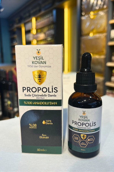 Yeşil Kovan Propolis Damla 50 ml - Alkol Bazlı