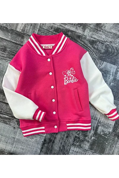 gnygiyim Girl's Seasonal Character Patterned College Jacket