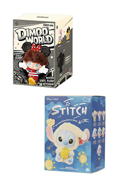 Pofika Dımoo World Disney Serisi + Labubu Stitch Eat Something Before Sleep S...