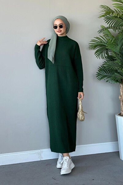 Get Crazy Fitilli Triko Elbise