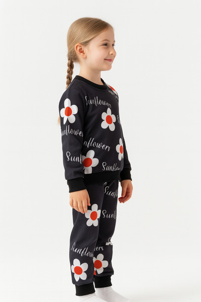 minitrends Seasonal Printed Girl's Bottom and Top Set