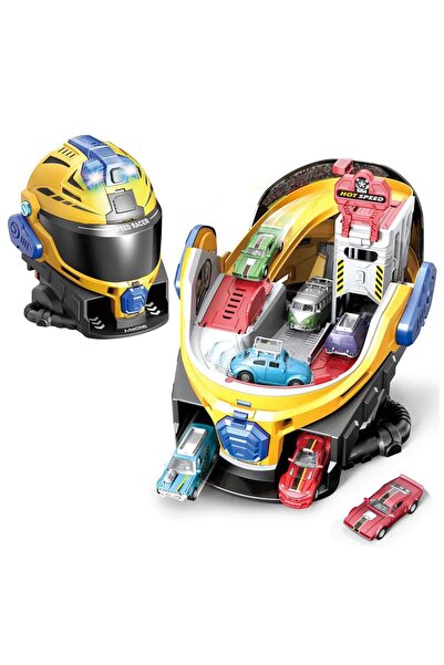 OEM Set de joaca casca transformabila in pista cu masinute