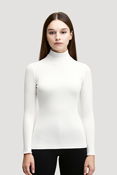 ribac Pack of 5 Women's Basic Full Turtleneck Sweaters
