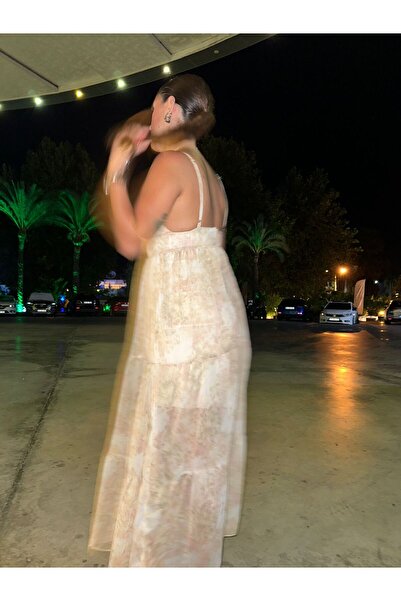 eBaa fashıon ASKILI TÜL ELBİSE