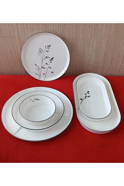 Kütahya Porselen KÜTAHYA PORSELEN BONE V-FORM 26 PARÇA YEMEK TAKIMI
