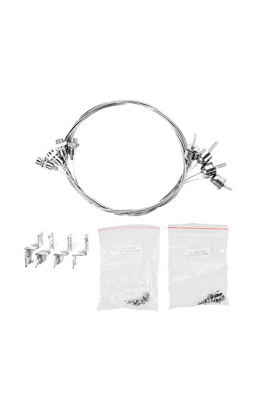 SilverCloud Set of suspension rods for P0606 LED panel 4 steel wires