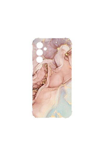 bestcase Αντικραδασμική θήκη πίσω μέρους για Samsung Galaxy A34 5G, ροζ μάρμα...