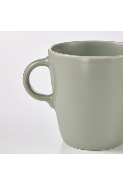 IKEA FÄRGKLAR Mug, matt green, 37 cl