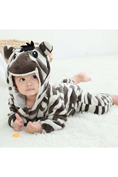 WildFashion Kigurumi pajamas for babies, jumpsuit type, made of soft and fluffy material CLD147-82