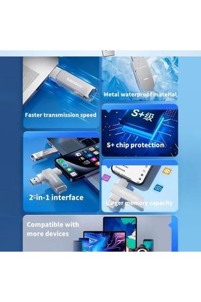 MILANI USB Flash Drive 16TB High Speed Transfer Metal Pendrive Memory Stick Pendrive Flash Disk