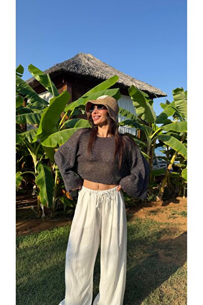 Gaus ملابس تريكو قصيرة لامعة من أنثراسيت Gaus00656