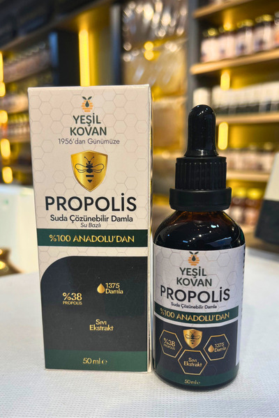 Yeşil Kovan Propolis Damla 50 ml - Su Bazlı