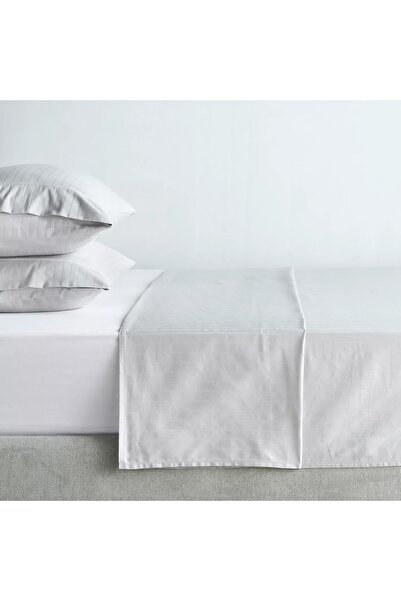 Home Centre Hampton Cotton Sateen 220 Thread Count Super King Flat Sheet - 260x270 cm starstarstarstarstar