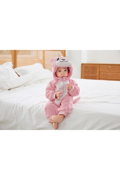 WildFashion Kigurumi pajamas for babies made of soft and fluffy material CLD157-225