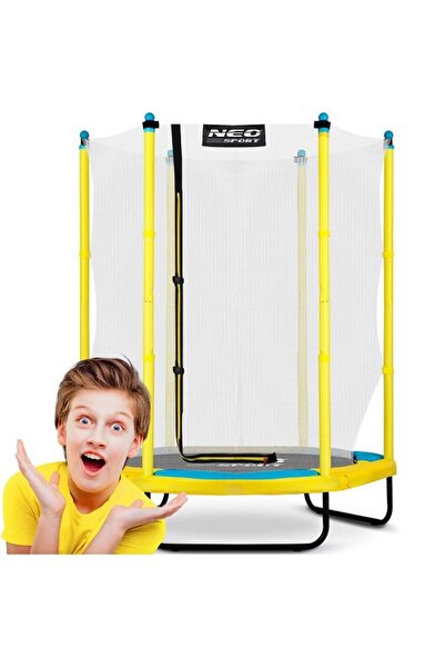 DacEnergy Trambulina de gradina , 6 stalpi fixati cu spuma, plasa interioara de protectie, inchisa cu fermo...