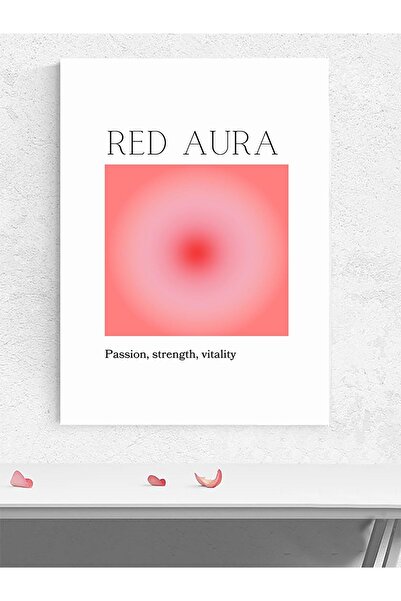 Postermanya Red Aura Soul, Kırmızı Aura Manifest, Olumlama, Mantra, Spiritüel...