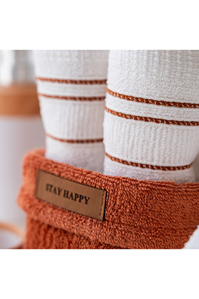 Schafer Home Daily 4-Piece Towel Set 30X50 Cm-Tile