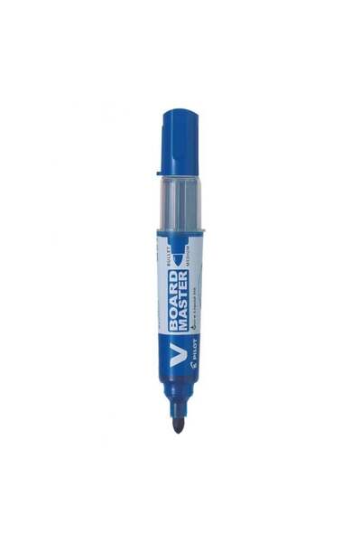 Pilot Marker Vboard Master pentru tablă albă, vârf rotund, 2,3 mm, albastru