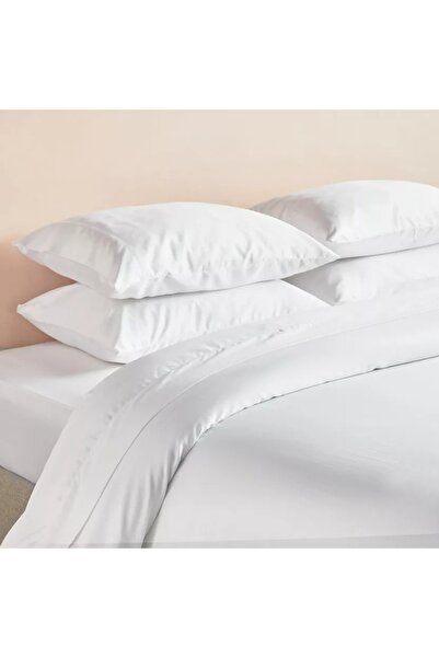 Home Centre Rekoop Tencel Sateen 300 Thread Count Super King Fitted Sheet - 200x205 cm