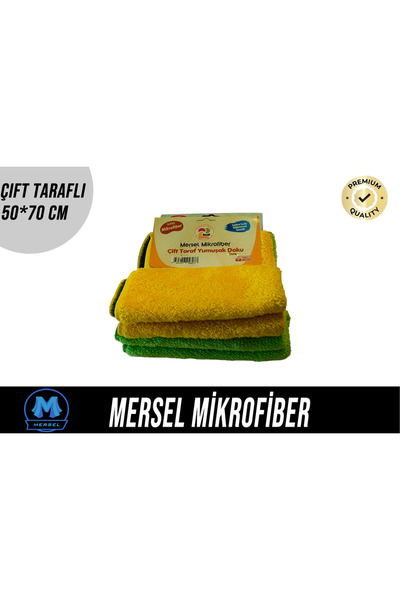 Çift Taraflı Mikrofiber Bez