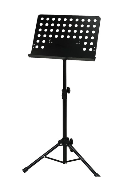 GEWA Orchestral Stand Black Metal Black Collapsible Perforated Plate Removable Pipe Connection