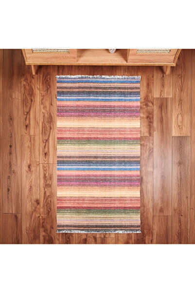 Evidea Soft Brick Kilim - Renkli - 80x150 cm