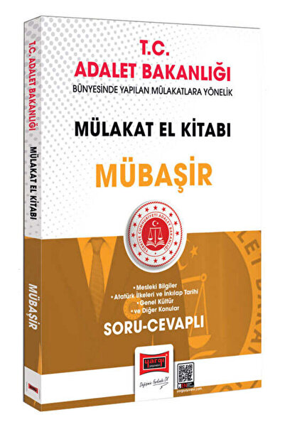 Yargı Yayınları Yargı Yayınları T.C. Adalet Bakanlığı Mübaşir Mülakat El Kita...