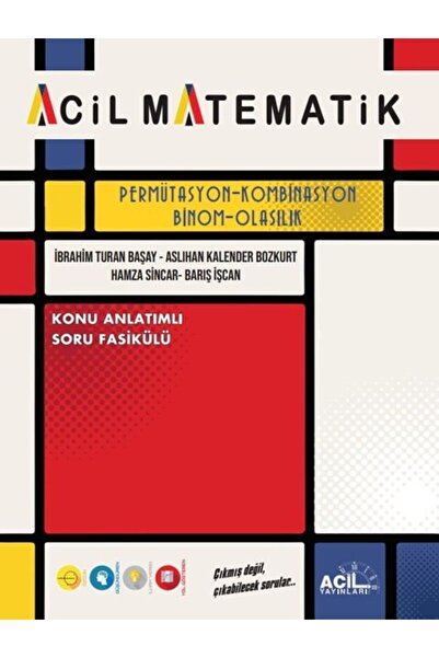 Anla Kazan Yayınları Acil 2026 AYT Permütasyon Kombinasyon Binom Olasılık Kon...