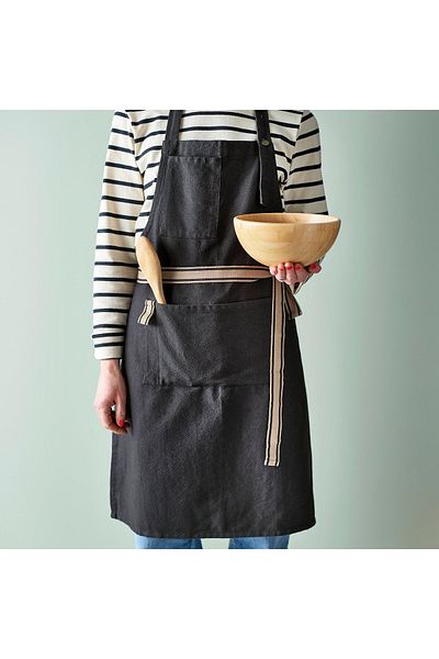 IKEA SANDVIVA Apron, dark grey, 69 x 85 cm