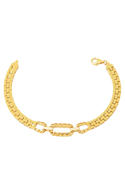 Bilezikci Rolex Kordonlu 14 Ayar Altın Künye