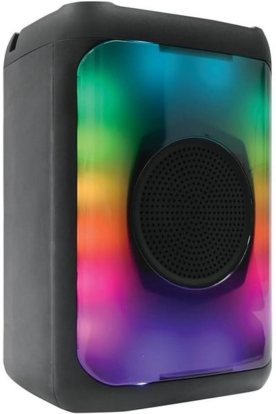 IDIGIT Portable Bluetooth Speaker with Wired Mic,Deep Bass, LED Lights, Rechargeable Battery
