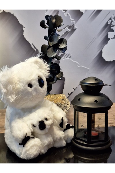 Selay Oyuncak CAM GÖZ KAR BEYAZI YAVRULU KOALA