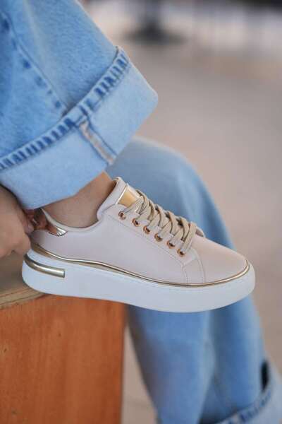 Elvin Shoe Pantofi sport albi pentru femei Berlin, pantofi sport confortabili...