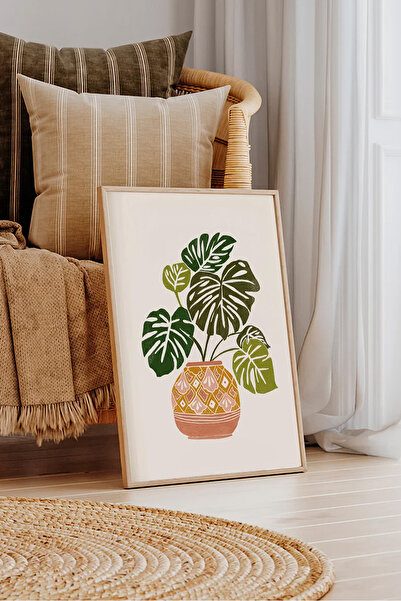 Dekorsiahome Jednodijelna slika sa drvenim okvirom za dnevnu sobu, hodnik i k...