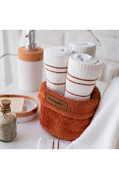 Schafer Home Daily 4-Piece Towel Set 30X50 Cm-Tile