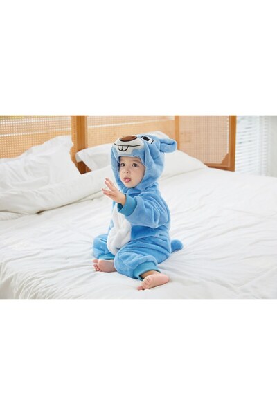 WildFashion Kigurumi pajamas for babies, jumpsuit type, made of soft and fluffy material CLD160-441