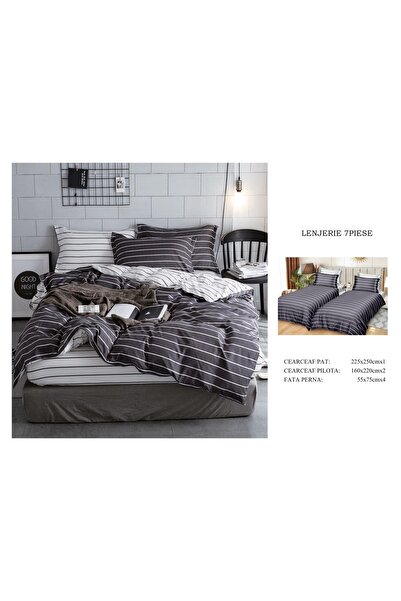 CHIRASO CHIRASO Bedding, 7 pieces, 2 x Duvet Covers 160x220, 1 Classic Bed Sheet 225x250, 4 Pillowcases