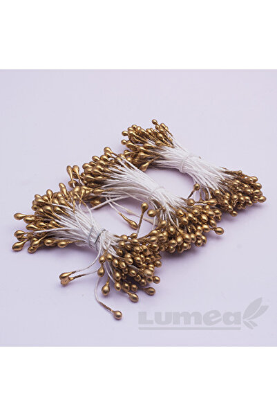 Lumea Stamine culoare aur 3mm, 240 buc. -